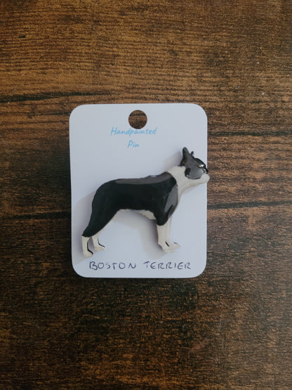 Boston Terrier Pins - Original Painted Pins