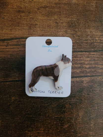 Boston Terrier Pins - Original Painted Pins