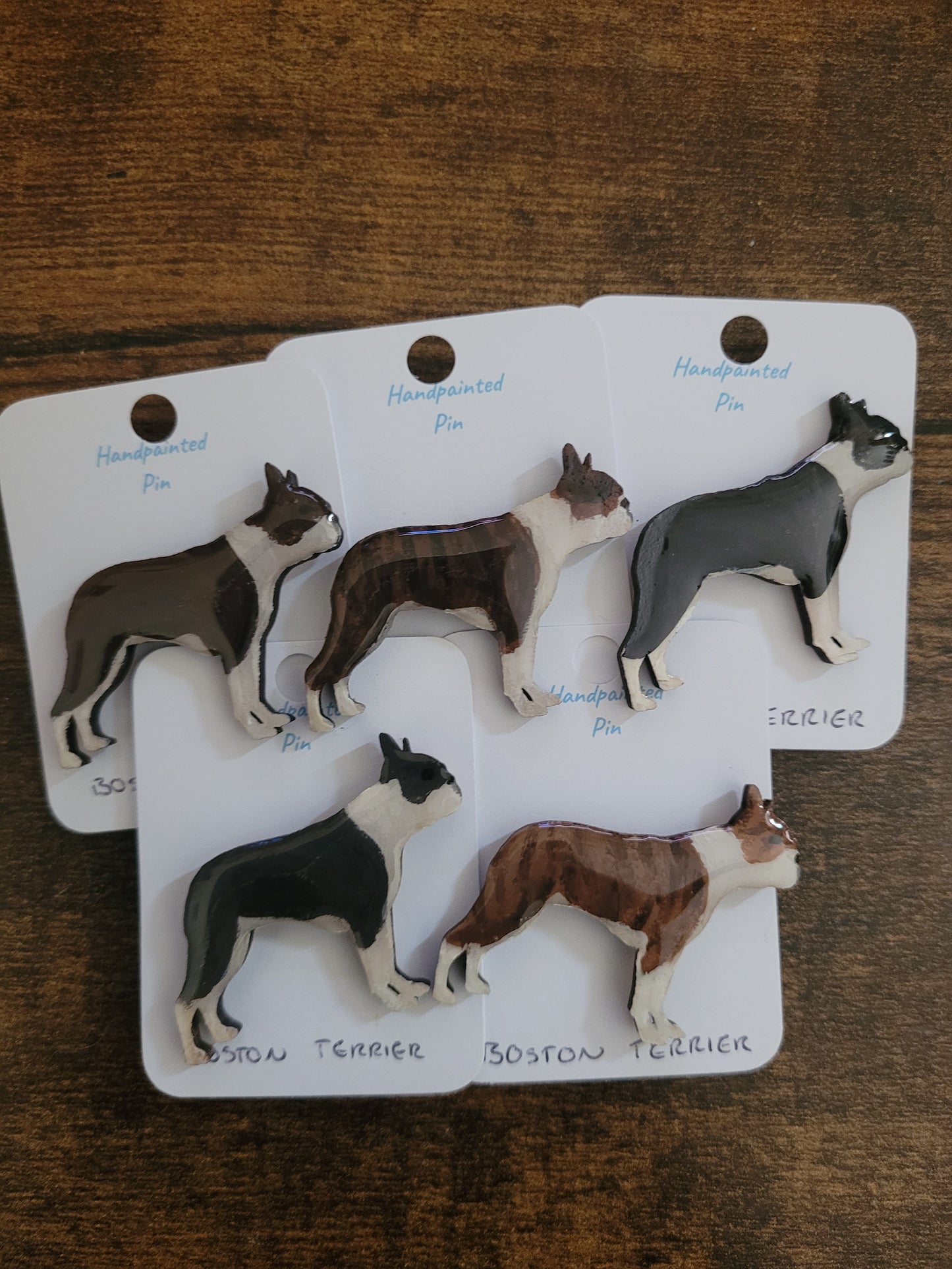 Boston Terrier Pins - Original Painted Pins