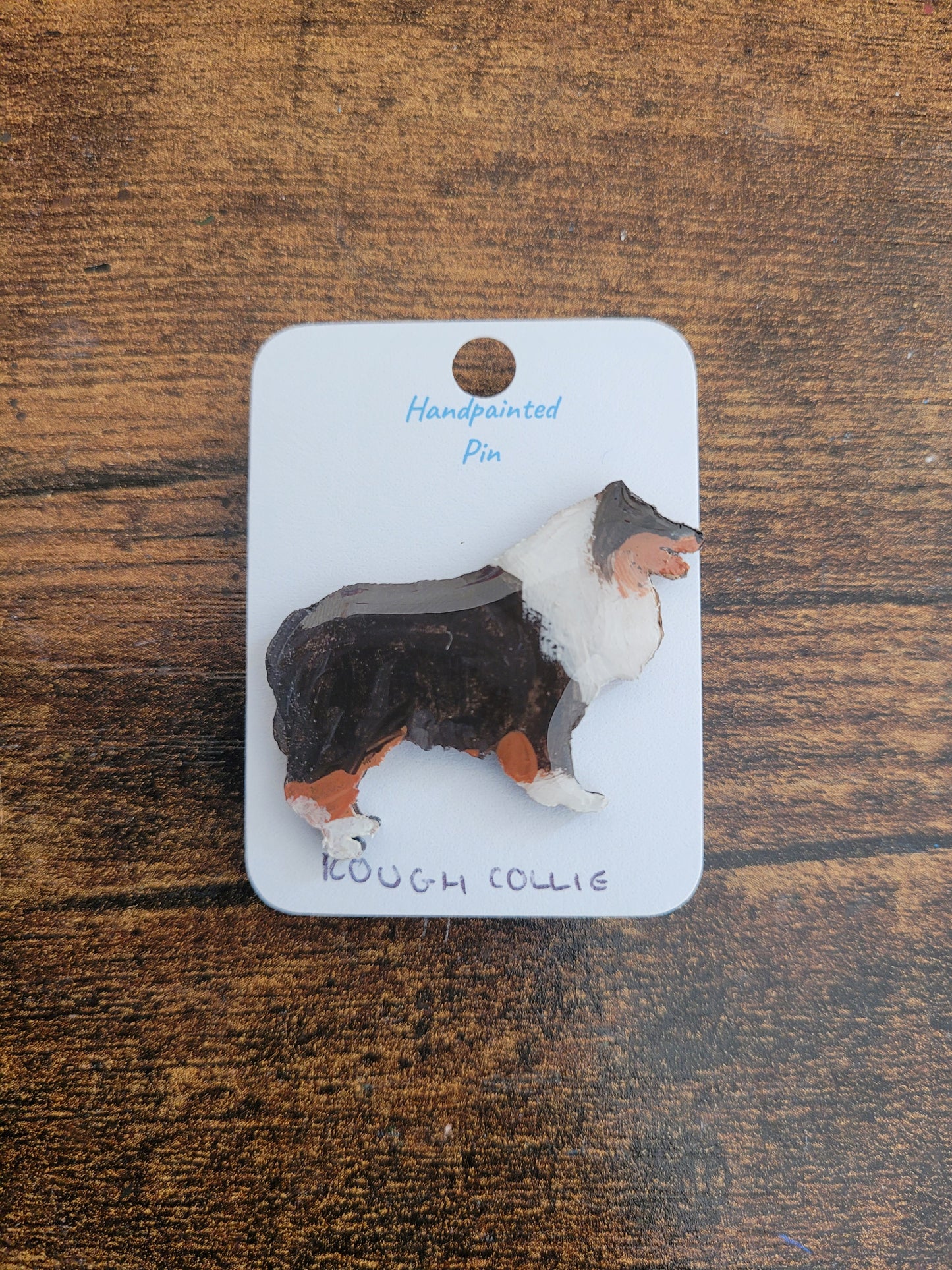 Rough Collie Pins - Original Painted Pins