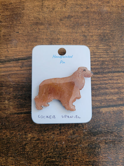 Cocker Spaniel Pins - Original Painted Pins