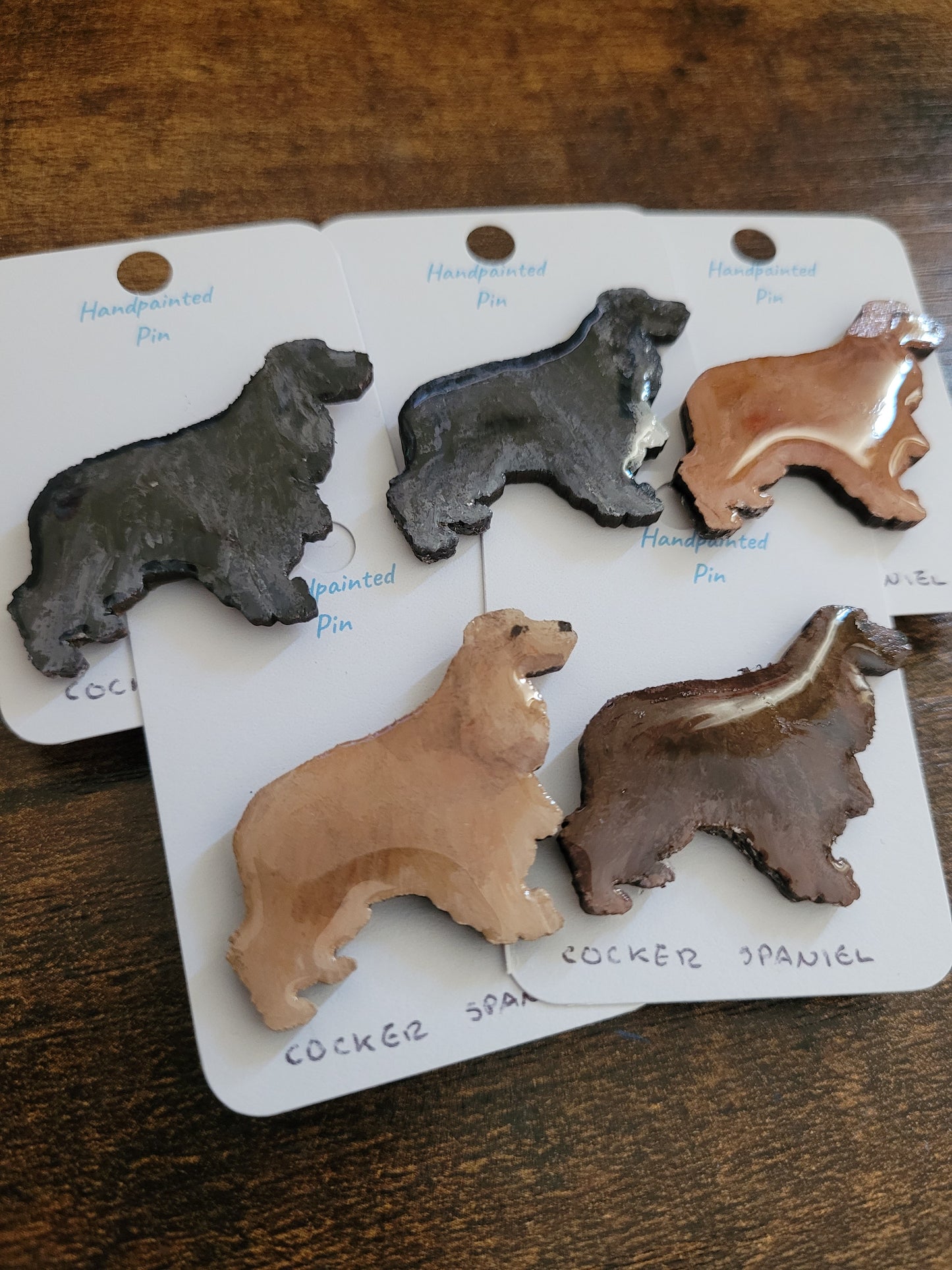 Cocker Spaniel Pins - Original Painted Pins