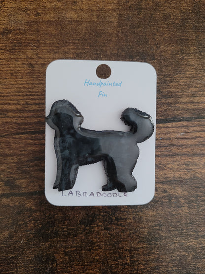 Labradoodle Pins - Original Painted Pins