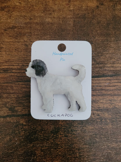 Cockapoo Pins - Original Painted Pins