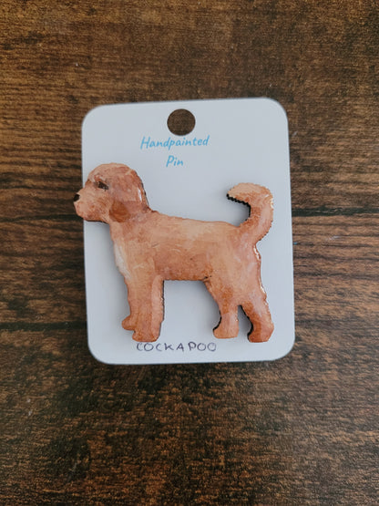 Cockapoo Pins - Original Painted Pins