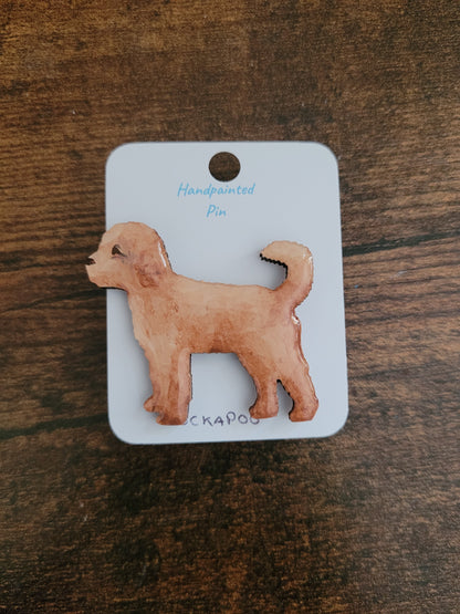 Cockapoo Pins - Original Painted Pins