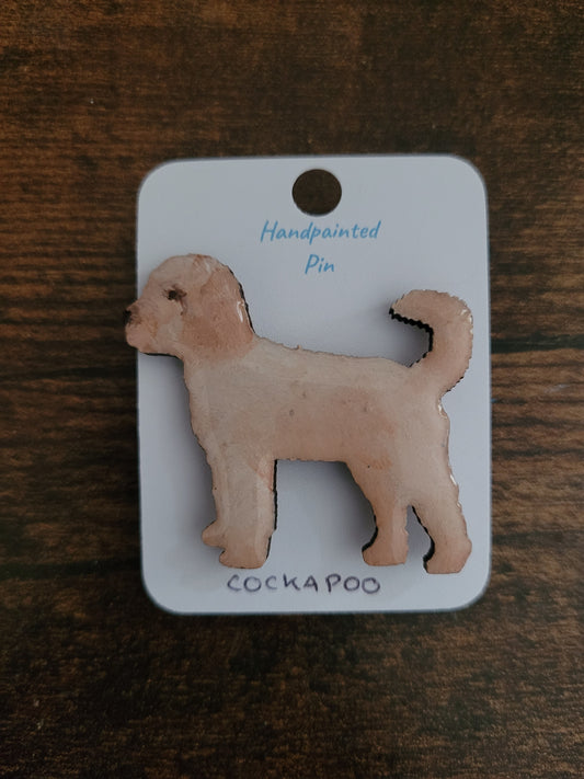 Cockapoo Pins - Original Painted Pins