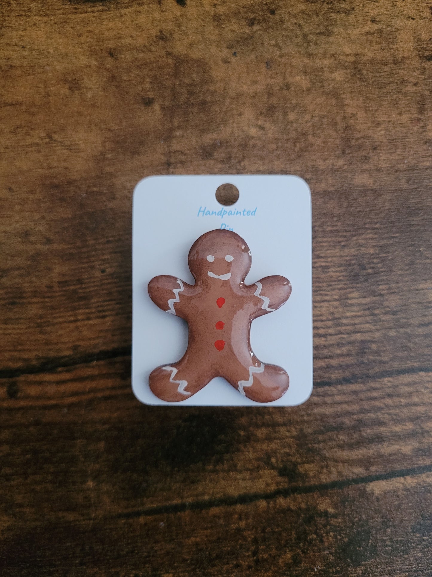 Gingerbread Man Pins - Original Painted Pins