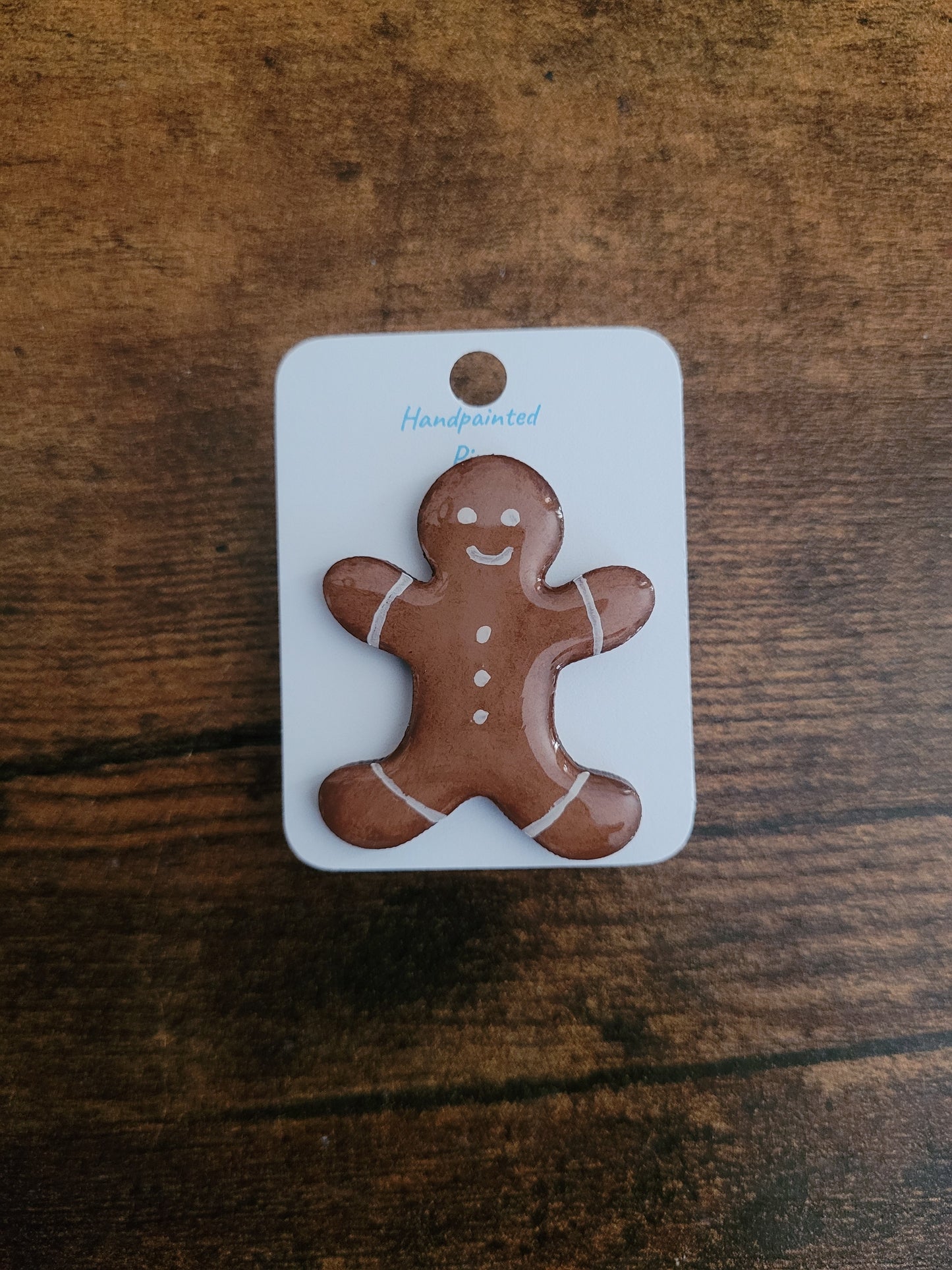 Gingerbread Man Pins - Original Painted Pins