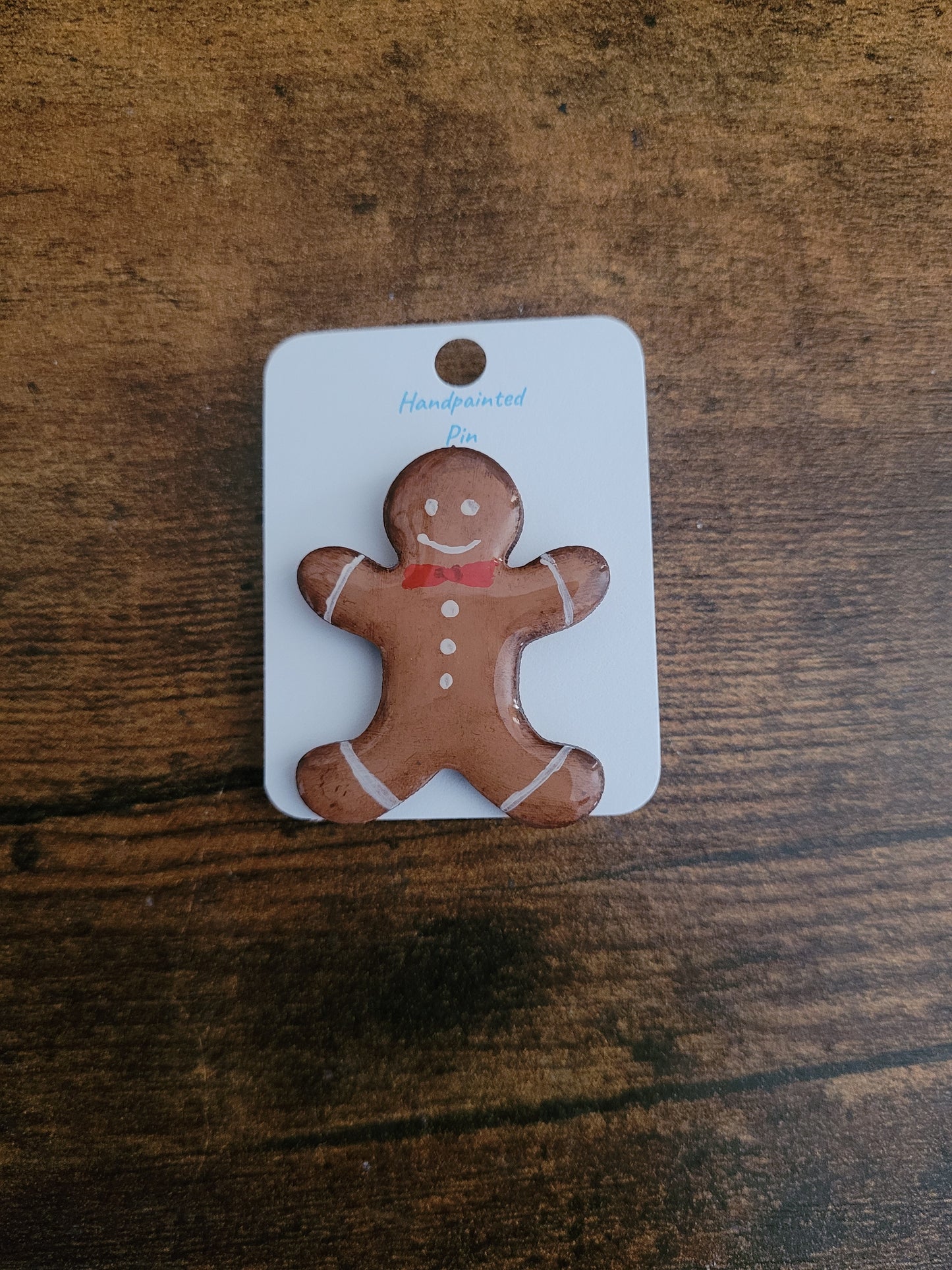 Gingerbread Man Pins - Original Painted Pins