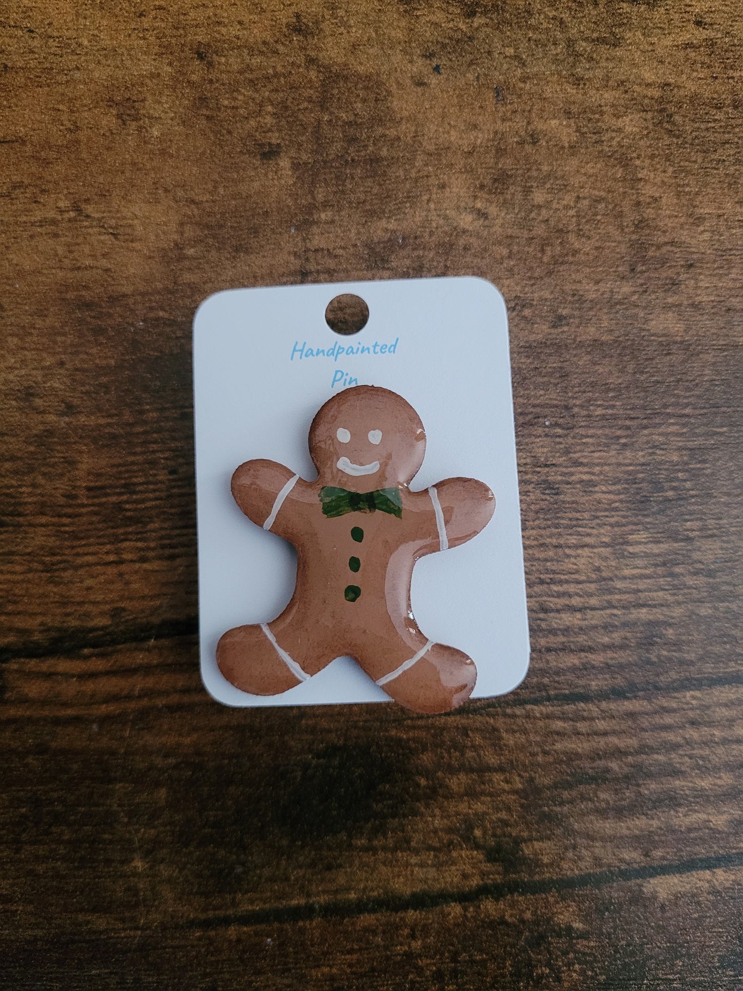 Gingerbread Man Pins - Original Painted Pins