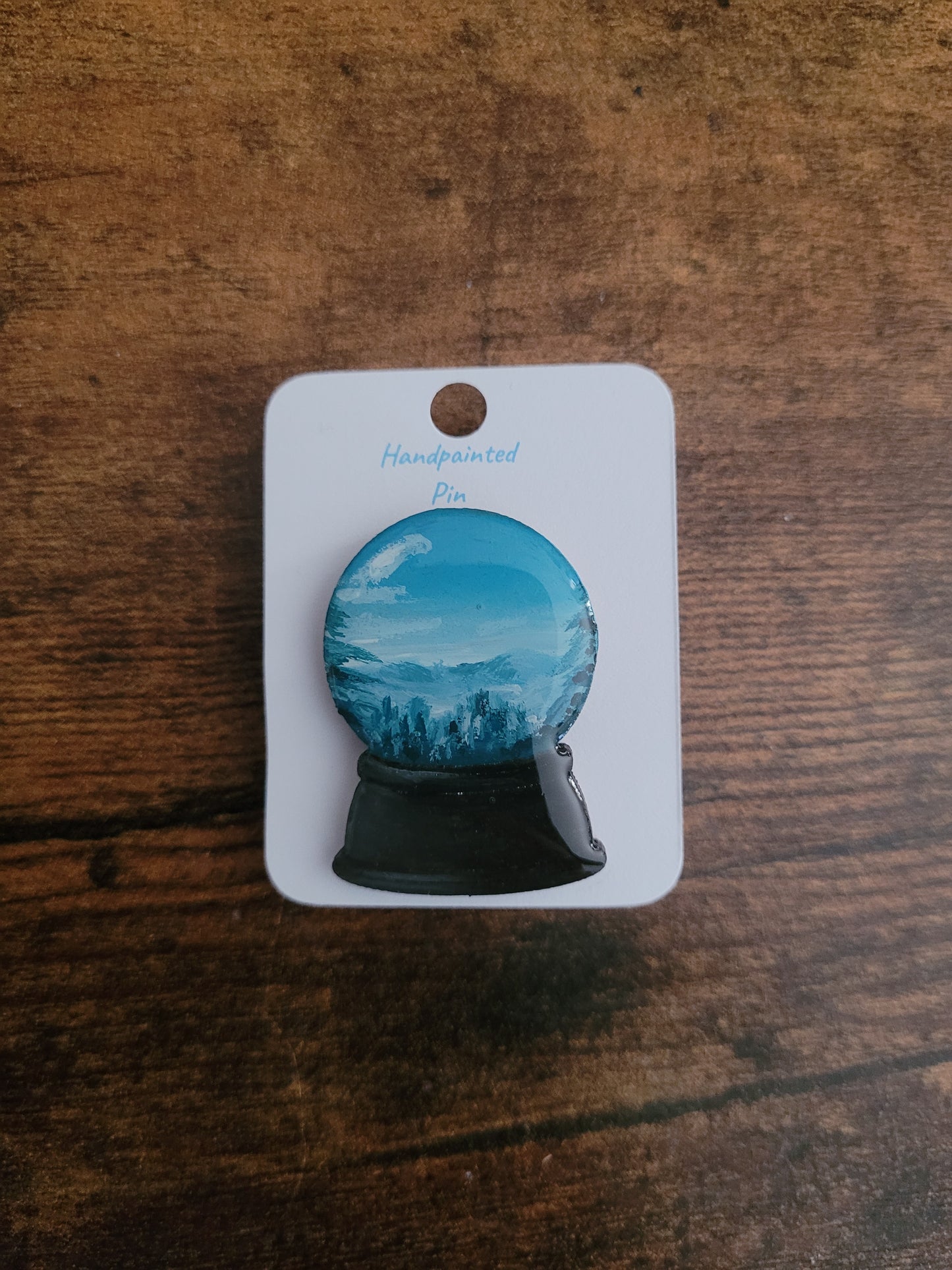 Snowglobe Pins - Original Painted Pins