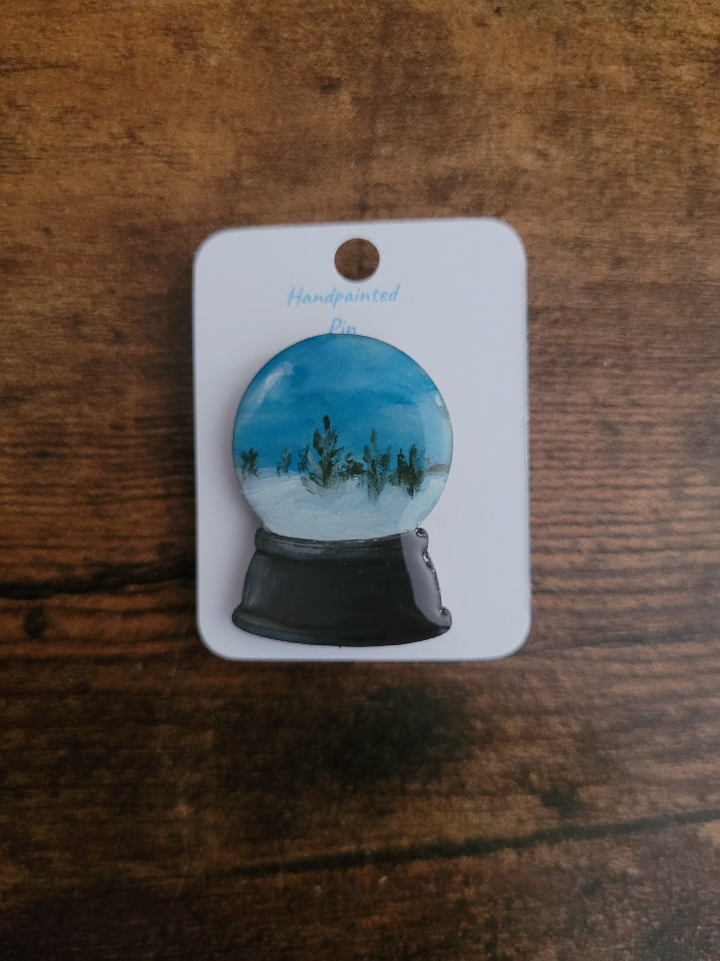 Snowglobe Pins - Original Painted Pins