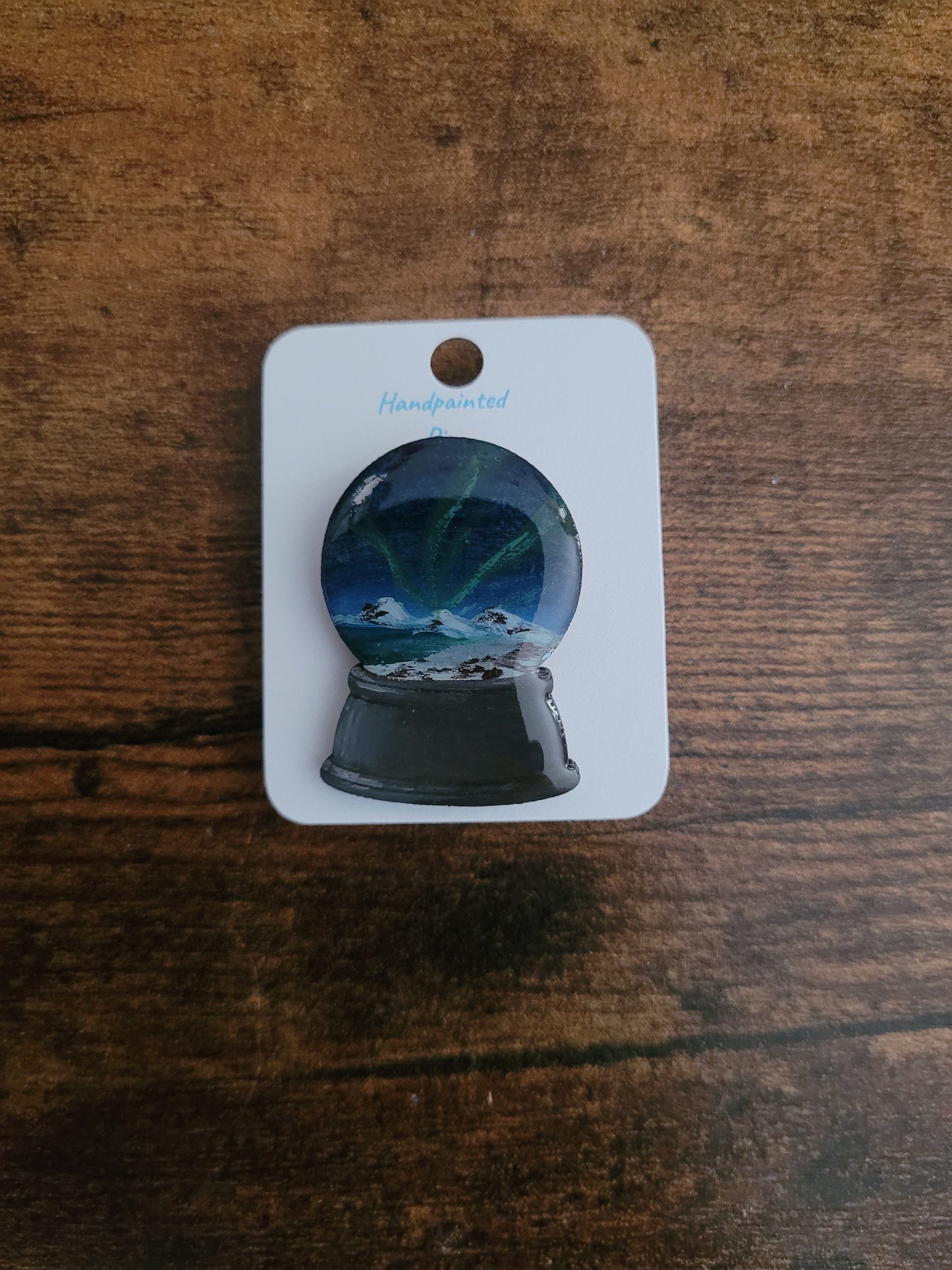 Snowglobe Pins - Original Painted Pins