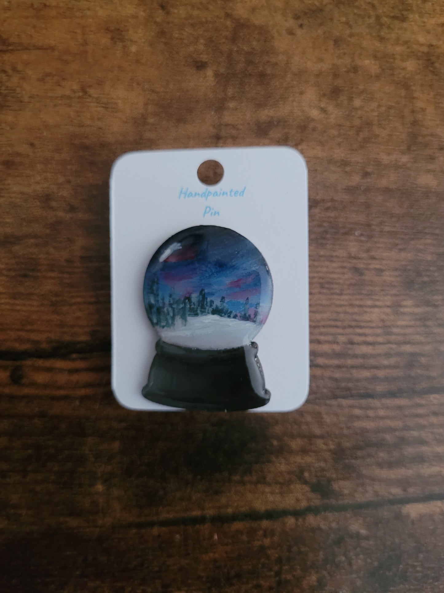 Snowglobe Pins - Original Painted Pins