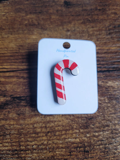 Candy Cane Pins - Original Painted Pins