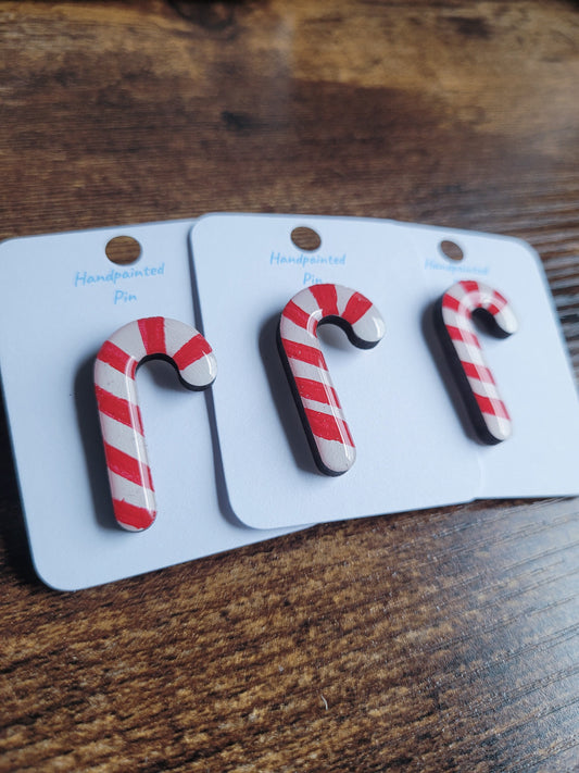 Candy Cane Pins - Original Painted Pins