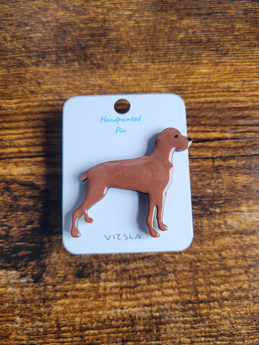 Vizsla Pins - Original Painted Pins