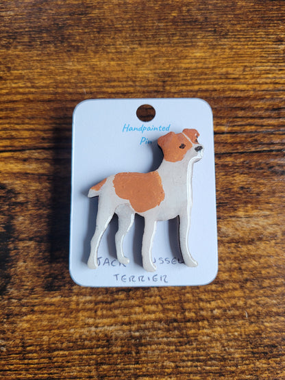 Jack Russel Terrier Pins - Original Painted Pins