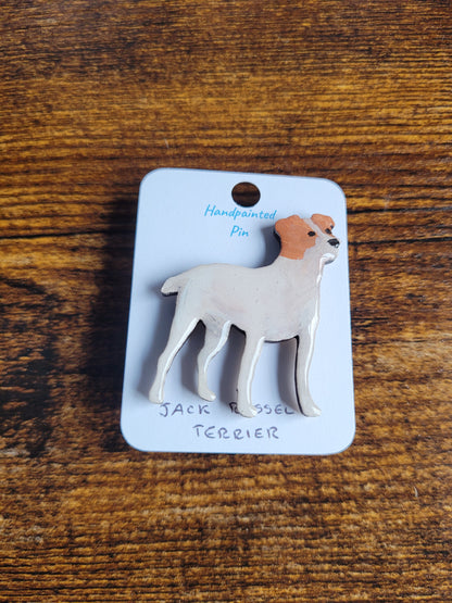 Jack Russel Terrier Pins - Original Painted Pins