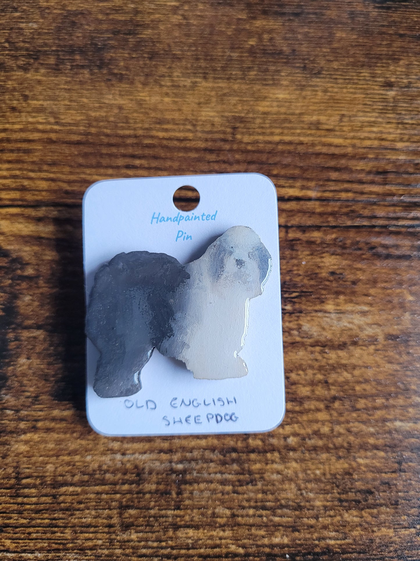 Old English Sheepdog Pins - Original Painted Pins