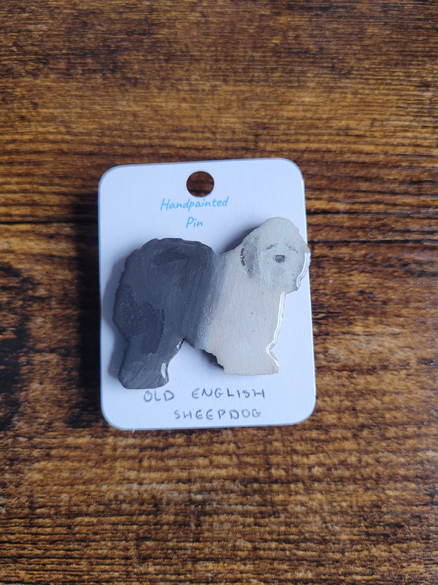 Old English Sheepdog Pins - Original Painted Pins