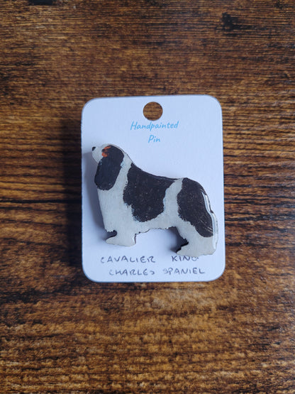 Cavalier King Charles Spaniel Pins - Original Painted Pins