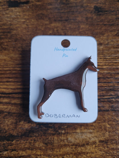 Doberman Pins - Original Painted Pins