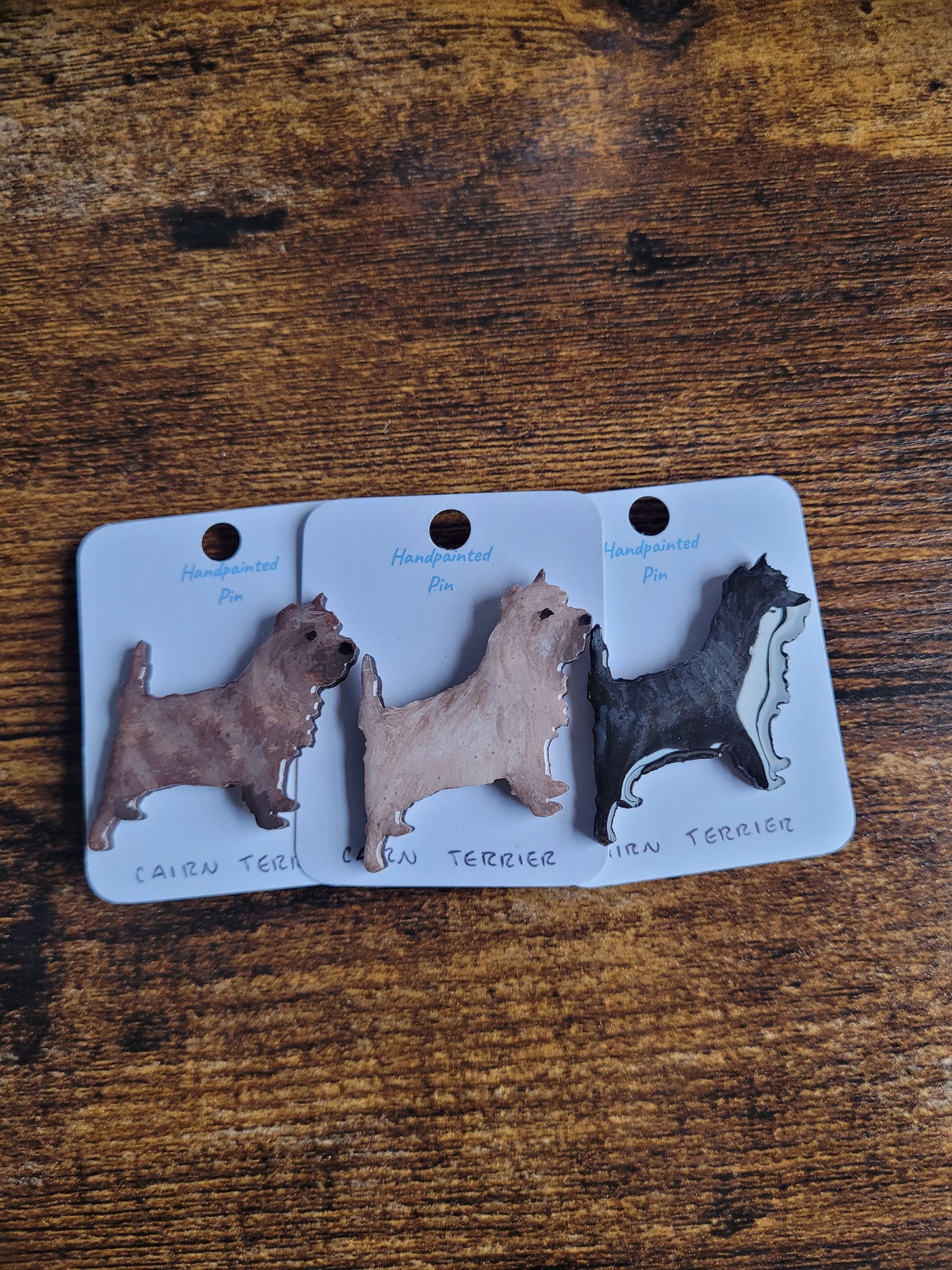 Cairn Terrier Pins - Original Painted Pins