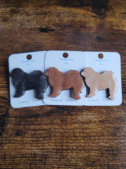 Chow Chow Pins - Original Painted Pins