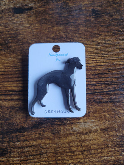 Greyhound Pins - Original Painted Pins