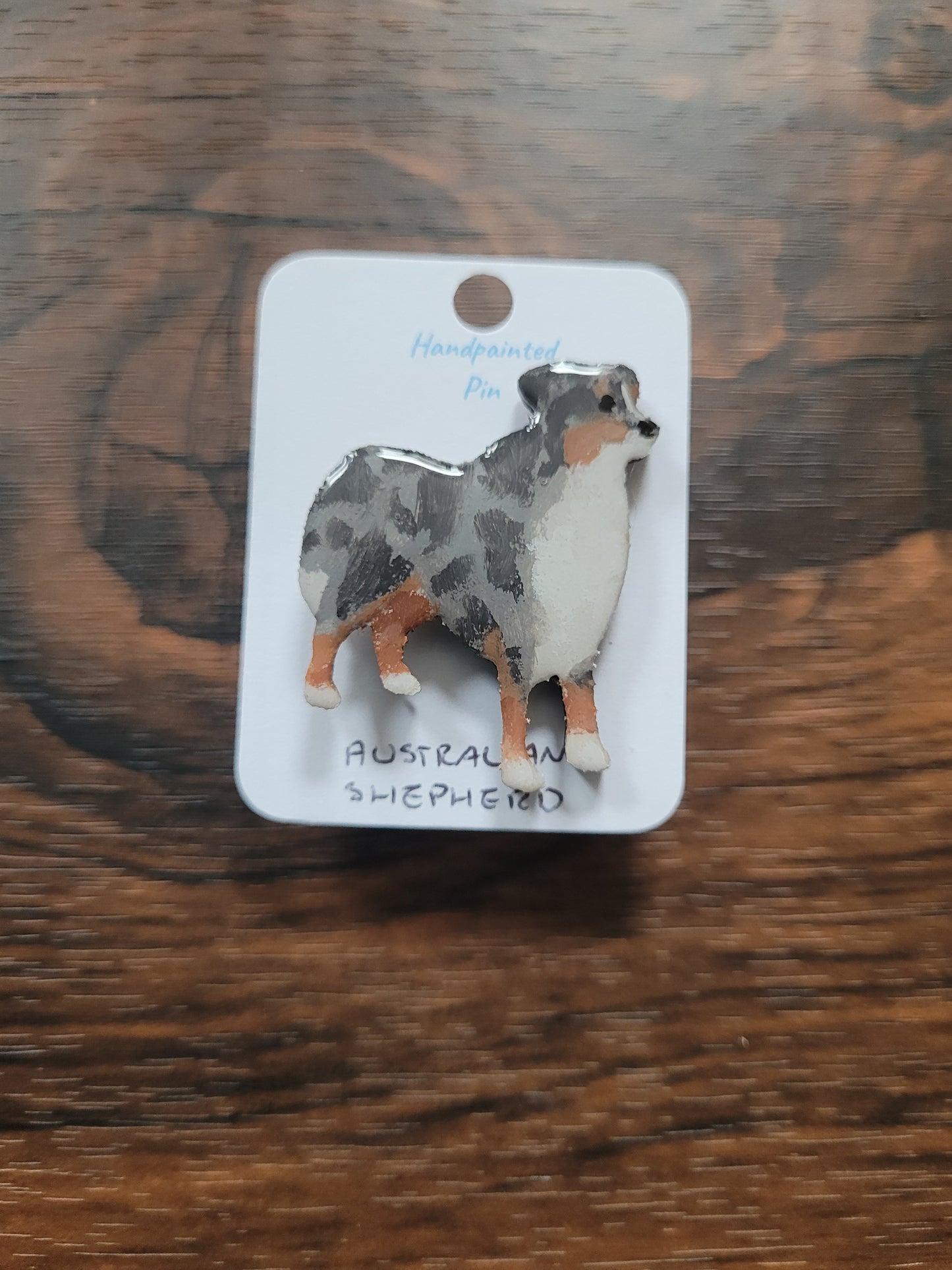 Australian Shepherd Pins - Original Painted Pins