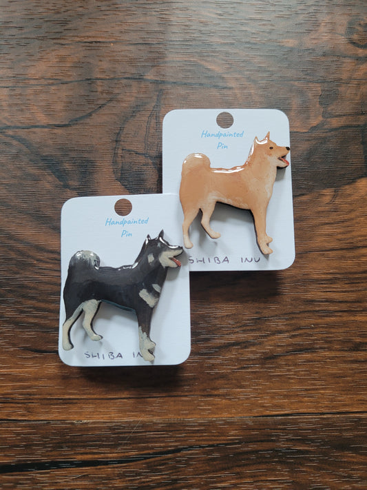 Shiba Inu Pins - Original Painted Pins