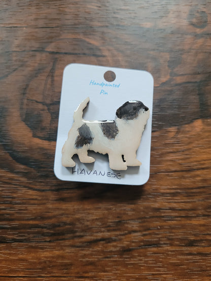 Havanese Pins - Original Painted Pins