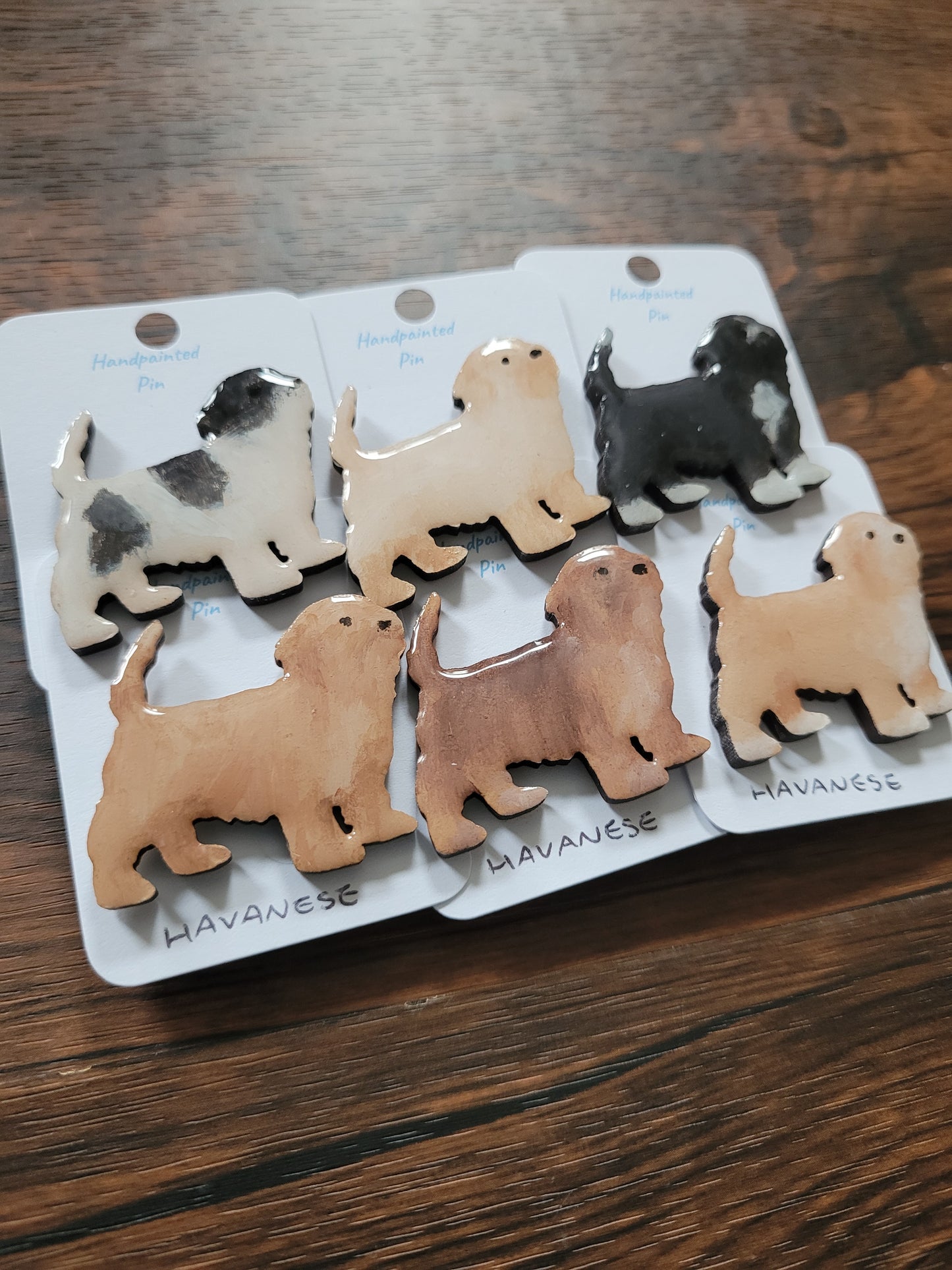 Havanese Pins - Original Painted Pins