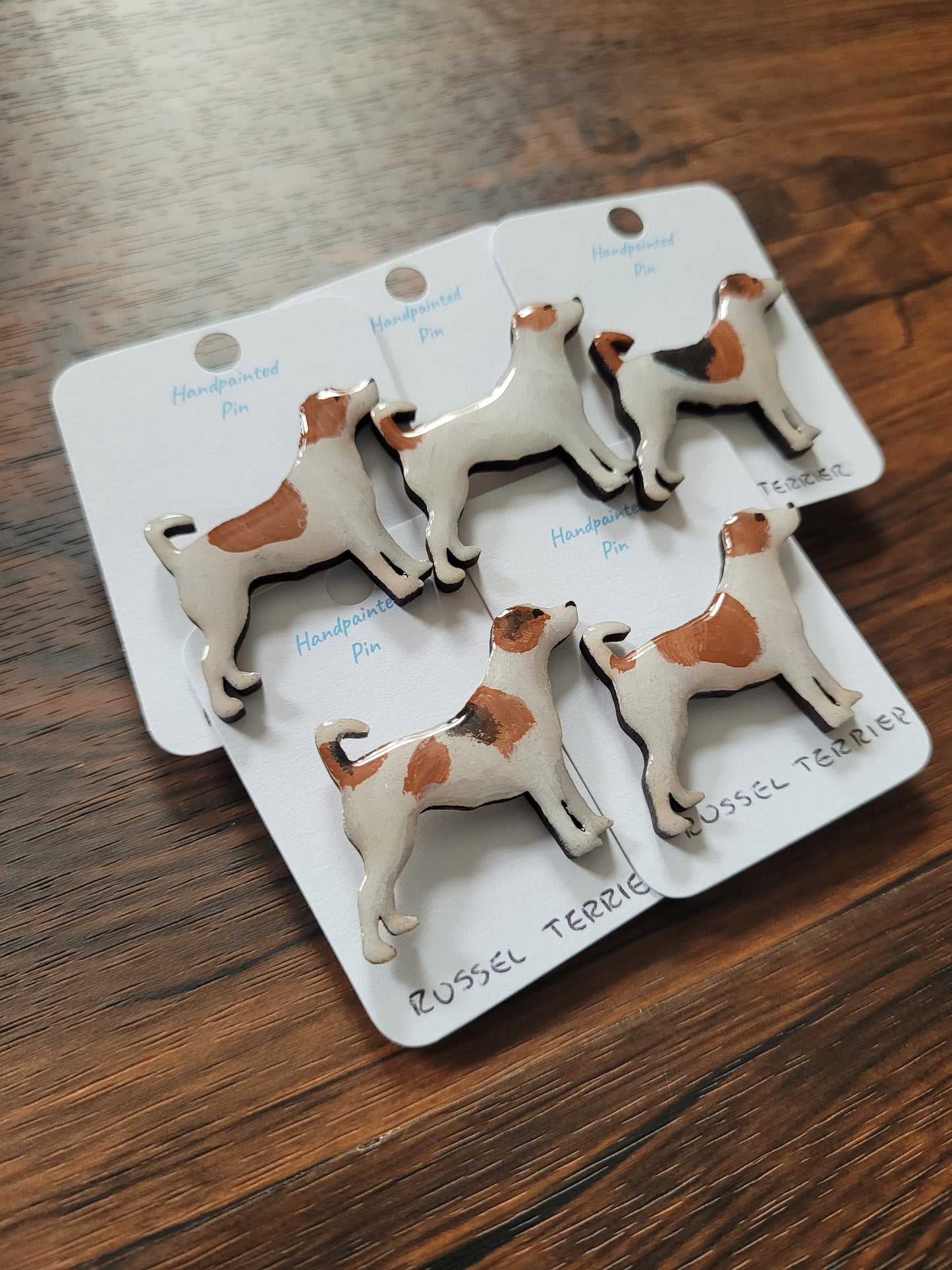 Russel Terrier Pins - Original Painted Pins