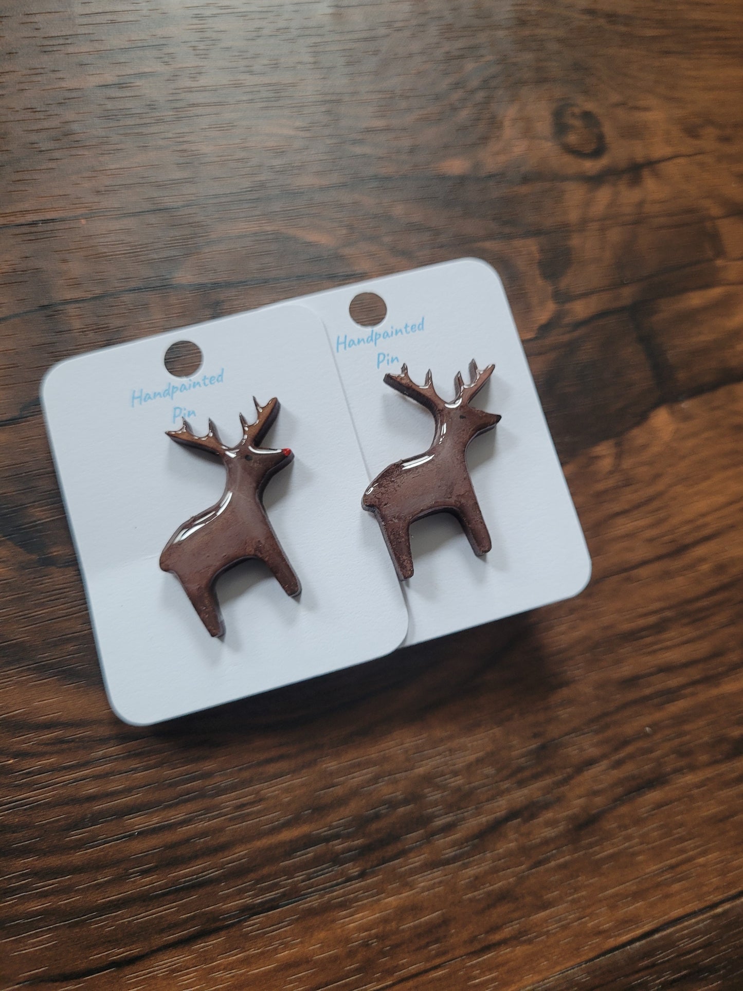 Reindeer Pins - Original Painted Pins