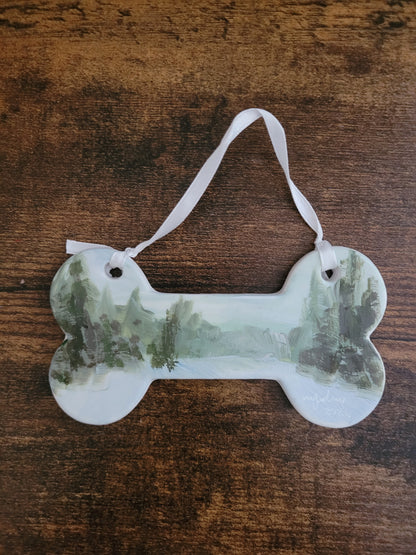 Ceramic Christmas Ornaments - Original Paintings