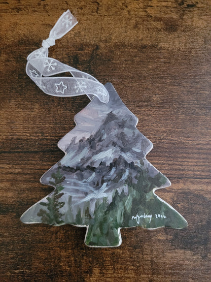 Ceramic Christmas Ornaments - Original Paintings