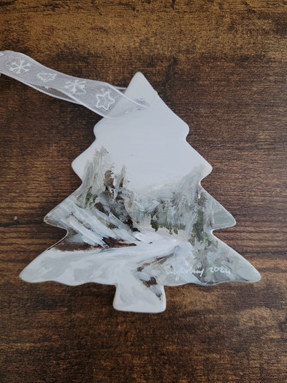 Ceramic Christmas Ornaments - Original Paintings