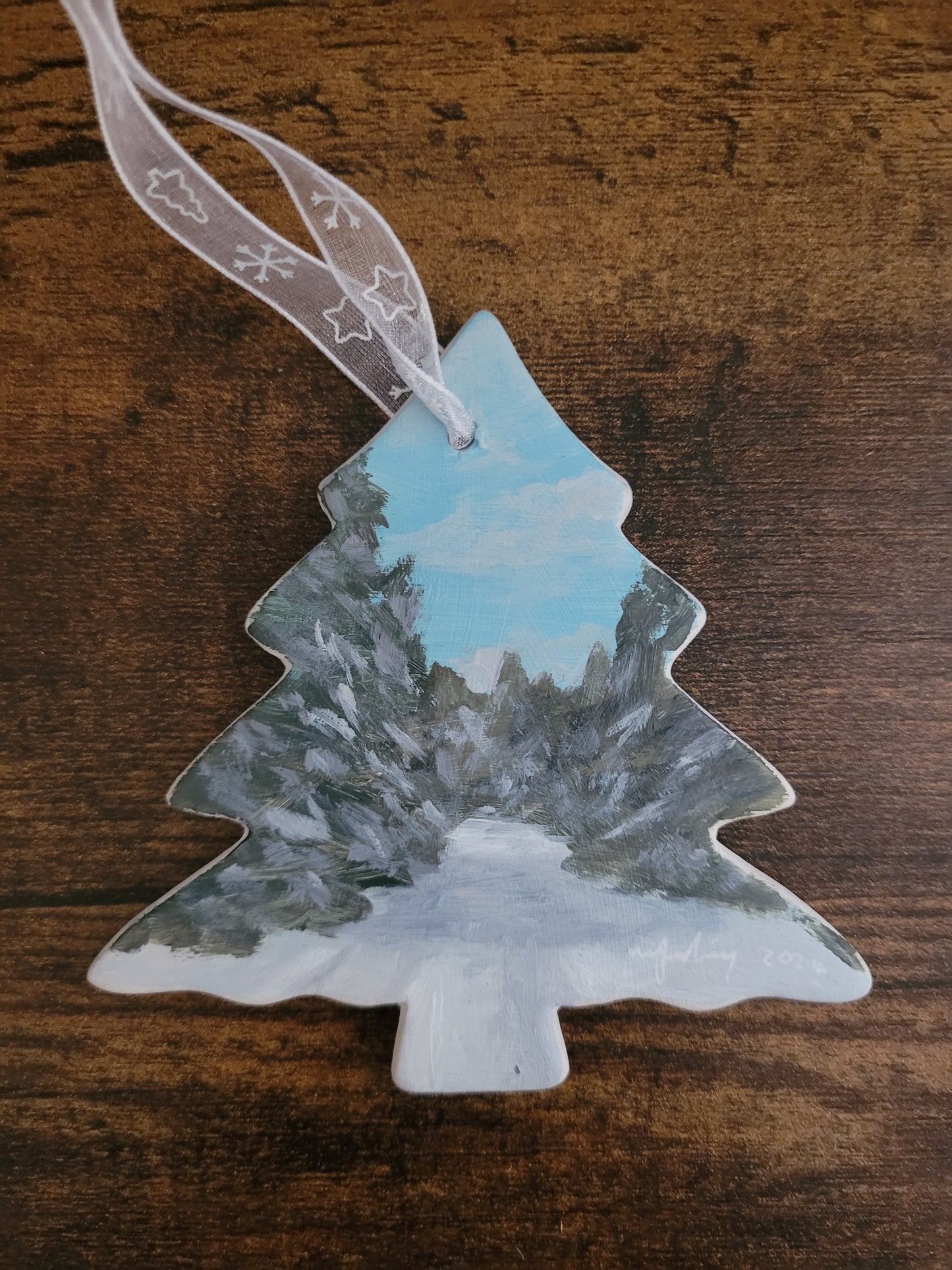 Ceramic Christmas Ornaments - Original Paintings