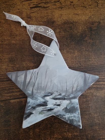 Ceramic Christmas Ornaments - Original Paintings