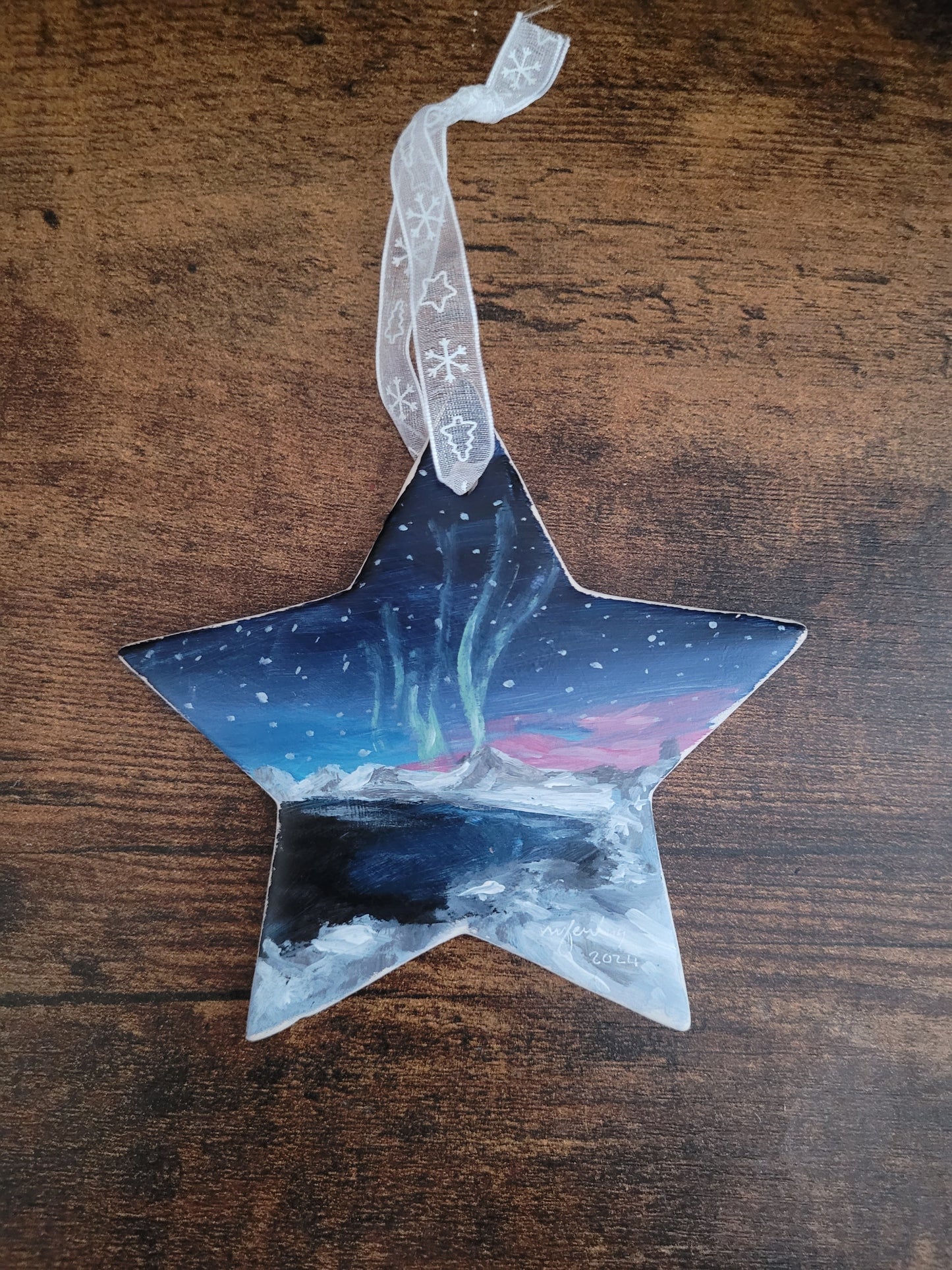 Ceramic Christmas Ornaments - Original Paintings