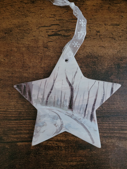 Ceramic Christmas Ornaments - Original Paintings