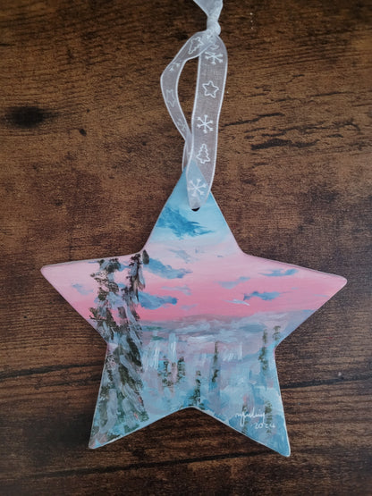 Ceramic Christmas Ornaments - Original Paintings