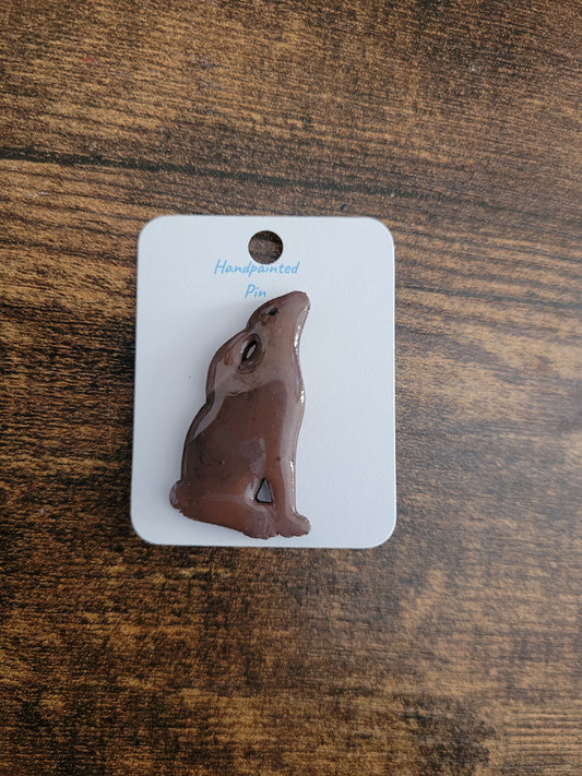 Hare Pins - Original Painted Pins