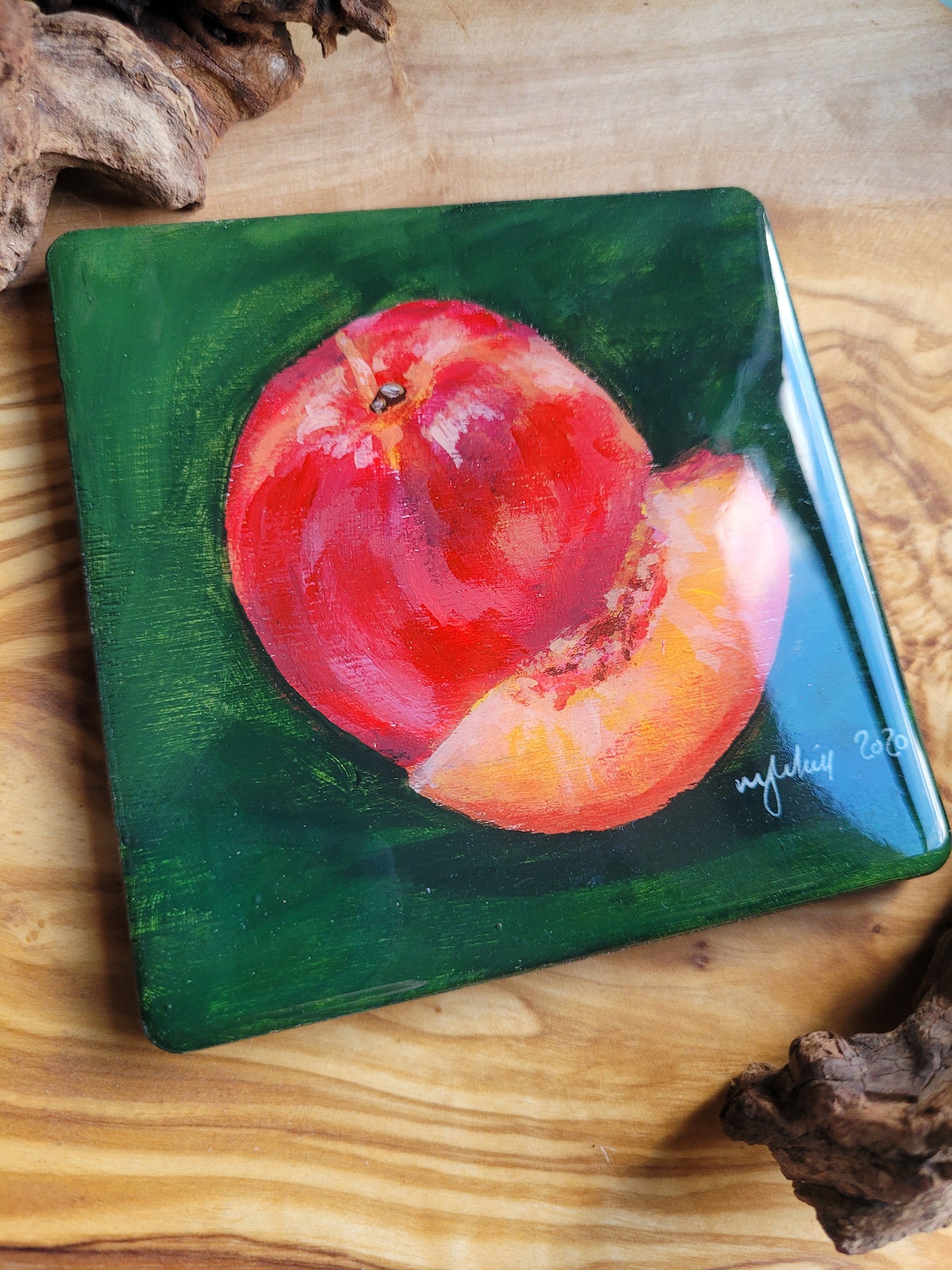 Wooden, Slate & Ceramic Coasters - Original Paintings