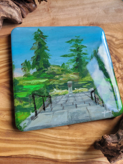 Wooden, Slate & Ceramic Coasters - Original Paintings