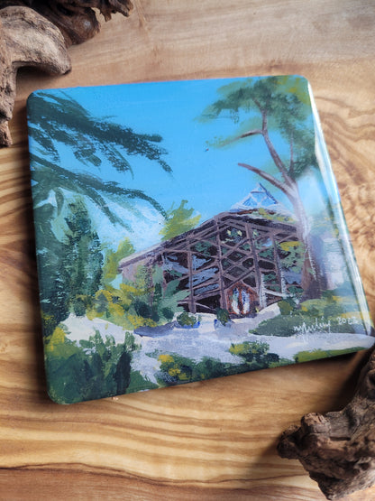 Wooden, Slate & Ceramic Coasters - Original Paintings