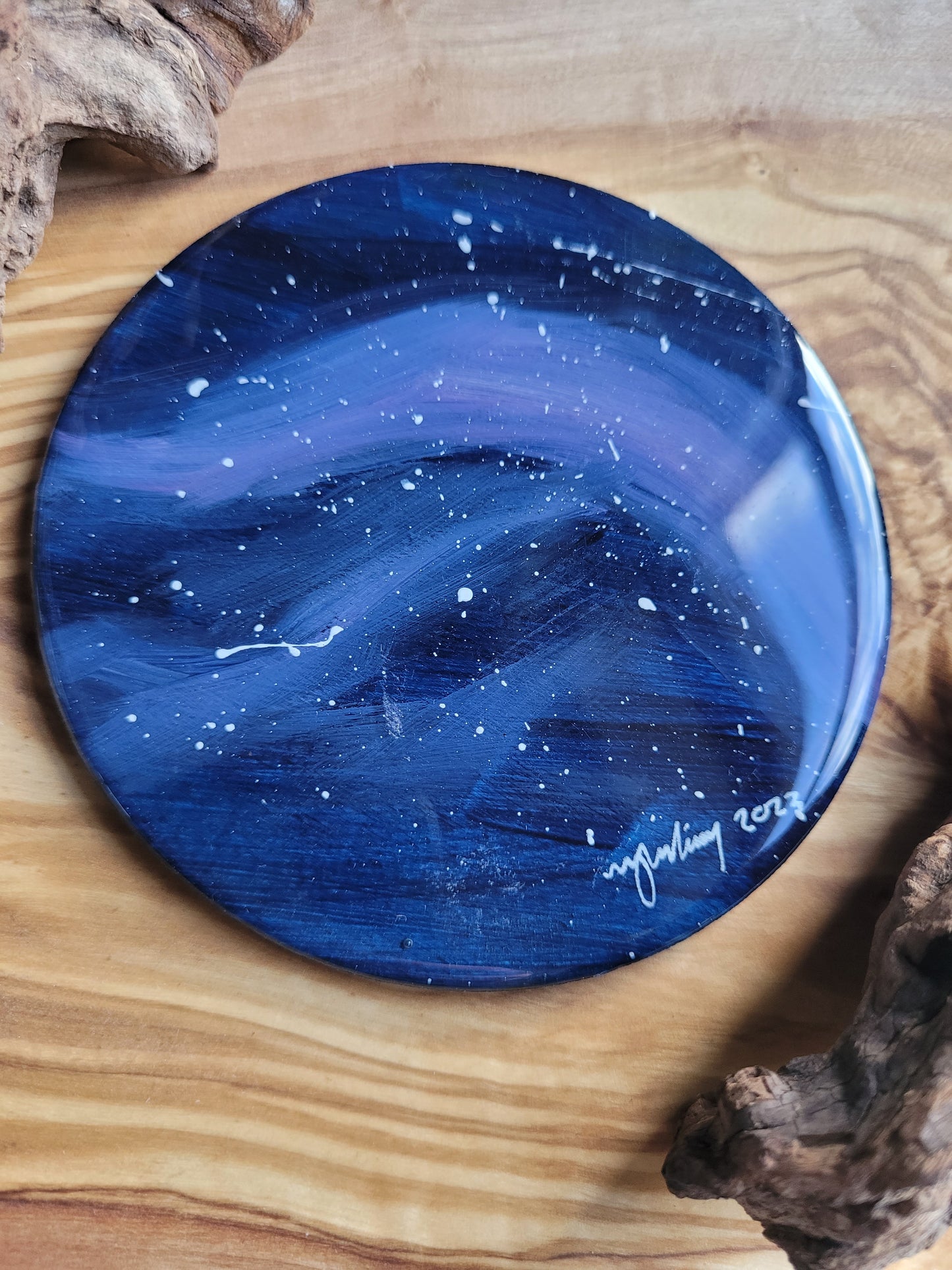 Wooden, Slate & Ceramic Coasters - Original Paintings